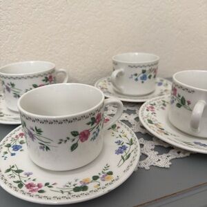 Farberware Floral Mug and Saucer Set